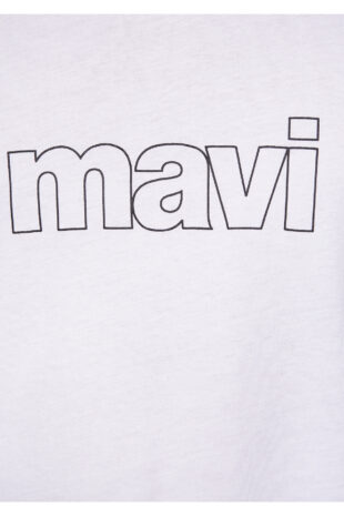 تی شرت سفید فاق نرمال آستین استاندارد مردانه ماوی | 65781