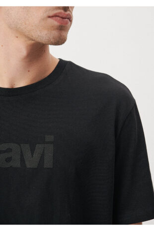 تی شرت خاکستری فاق نرمال آستین استاندارد مردانه ماوی | 611807