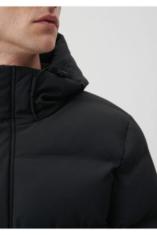 کاپشن سیاه آستین استاندارد مردانه ماوی | 110192