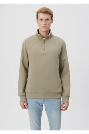 سویشرت سبز آستین استاندارد مردانه ماوی | 610908