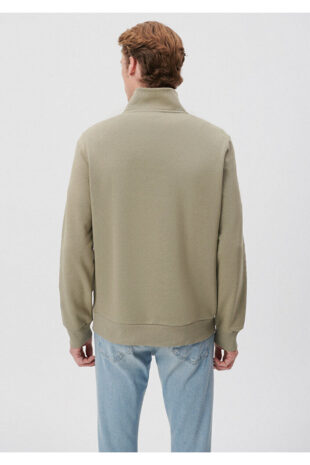 سویشرت سبز آستین استاندارد مردانه ماوی | 610908