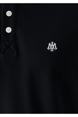 تیشرت یقه پولو سیاه آستین استاندارد مردانه ماوی | 064164-900