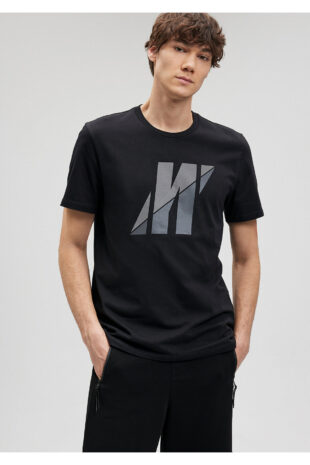 تی شرت سیاه مردانه ماوی | 612174