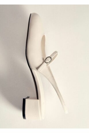 کفش های پاشنه دار خاکستری زنانه مانگو | 77052921