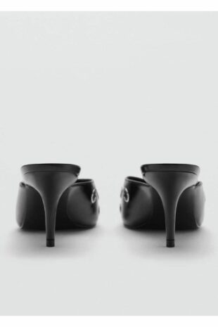 کفش های پشتی با جزئیات فلزی سیاه زنانه مانگو | 77052924