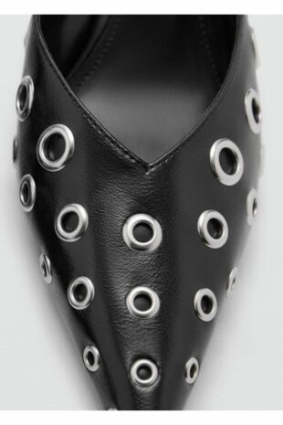 کفش های پشتی با جزئیات فلزی سیاه زنانه مانگو | 77052924