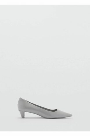 کفش های پاشنه دار کوچک خاکستری زنانه مانگو | 77062923