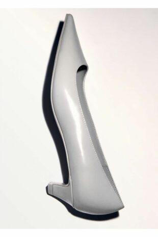 کفش های پاشنه دار کوچک خاکستری زنانه مانگو | 77062923