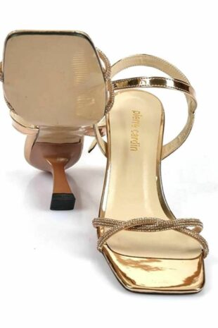 کفش مجلسی مجلسی زنانه سنگ طلایی PC-52220 طلایی زنانه پیر کاردین | 10000449