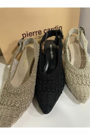 ® مدل بافتنی پشت Open Byn Tpk بژ زنانه پیر کاردین | Pc-53081