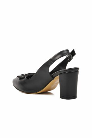 کفش پاشنه دار زنانه مشکی PC-53113 سیاه زنانه پیر کاردین | TER-202400053113TZ