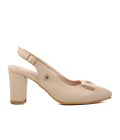 iranmango | کفش پاشنه دار زنانه کرم PC-53113 TER-202400053113TZ