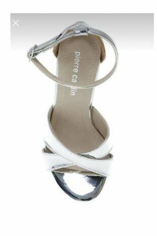 کفش پاشنه دار زنانه بژ PC-50166 نقره اي زنانه پیر کاردین | P-0000000012605