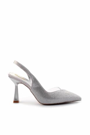 کفش مجلسی نقره اي زنانه | K012313730 Bambi