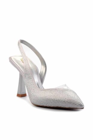 کفش مجلسی نقره اي زنانه | K012313730 Bambi