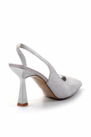 کفش مجلسی نقره اي زنانه | K012313730 Bambi
