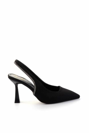 کفش کلاسیک پاشنه بلند سیاه زنانه | K012315555 Bambi