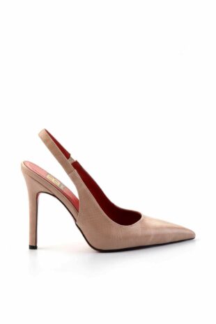 کفش کلاسیک پاشنه بلند بژ زنانه | K014550182 Bambi