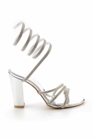 کفش مجلسی نقره اي زنانه | K015750206 Bambi