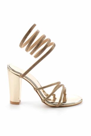 کفش مجلسی طلایی زنانه | K015750206 Bambi