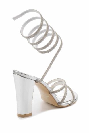 کفش مجلسی نقره اي زنانه | K015750206 Bambi