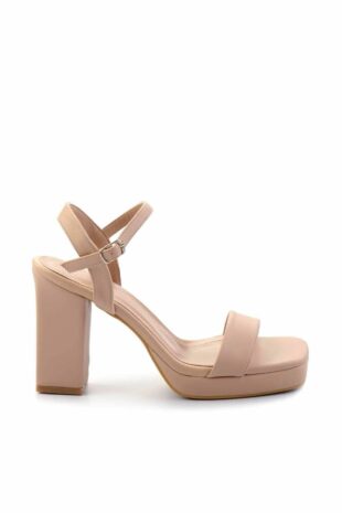 کفش کلاسیک پاشنه بلند قهوه ای زنانه | K052151614 Bambi