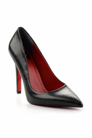 کفش کلاسیک پاشنه بلند سیاه زنانه | K014550180 Bambi