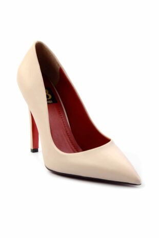 کفش کلاسیک پاشنه بلند بژ زنانه | K014550180 Bambi