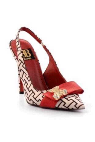 کفش کلاسیک پاشنه بلند بژ زنانه | K014551182 Bambi