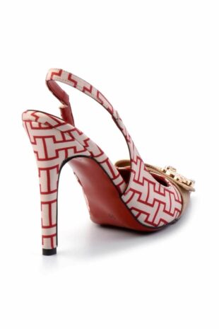 کفش کلاسیک پاشنه بلند قرمز زنانه | K014551182 Bambi