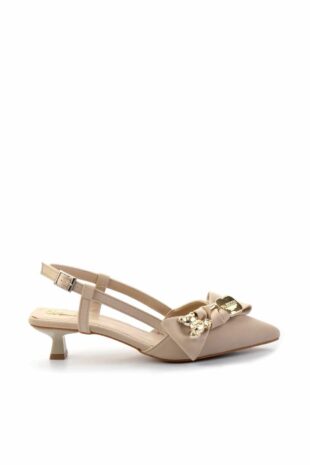 کفش کلاسیک پاشنه بلند بژ زنانه | K017266004 Bambi