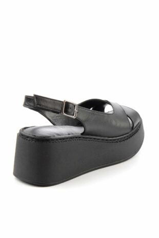 کفش پاشنه دار سیاه زنانه | K052991001 Bambi