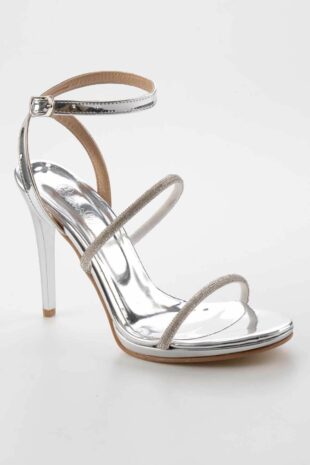 کفش مجلسی نقره اي زنانه | K055271952 Bambi