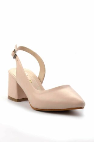 کفش کلاسیک پاشنه بلند بژ زنانه | K014710602 Bambi