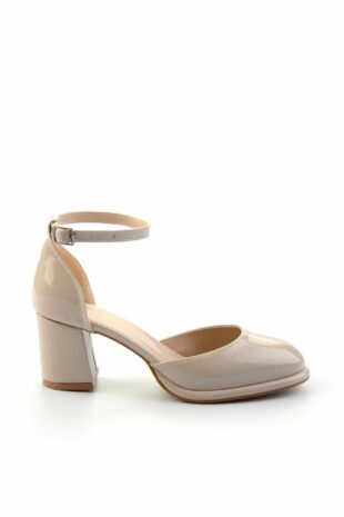 کفش کلاسیک پاشنه بلند بژ زنانه | K014841881 Bambi