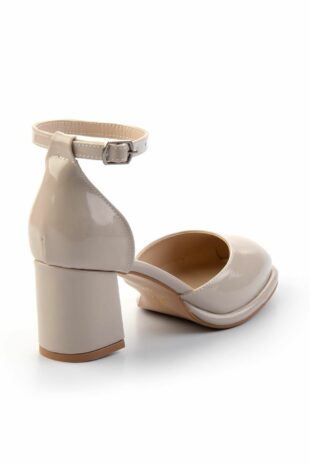 کفش کلاسیک پاشنه بلند بژ زنانه | K014841881 Bambi