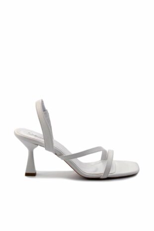 کفش کلاسیک پاشنه بلند سفید زنانه | K053970853 Bambi