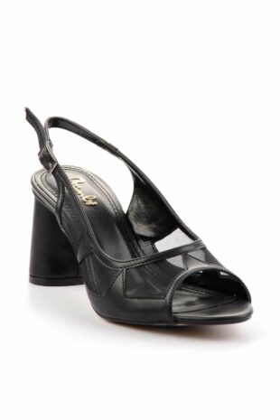 کفش کلاسیک پاشنه بلند سیاه زنانه | K011882040 Bambi