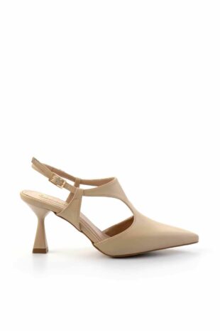 کفش کلاسیک پاشنه بلند بژ زنانه | K011882062 Bambi