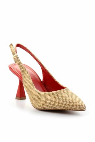 کفش کلاسیک پاشنه بلند بژ زنانه | K011882222 Bambi