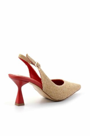کفش کلاسیک پاشنه بلند بژ زنانه | K011882222 Bambi
