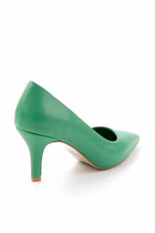 کفش کلاسیک پاشنه بلند سبز زنانه | K012313043 Bambi