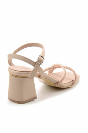 کفش کلاسیک پاشنه بلند بژ زنانه | K051240111 Bambi