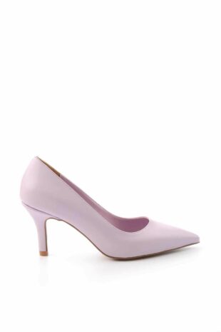 کفش کلاسیک پاشنه بلند بنفش زنانه | K012313043 Bambi