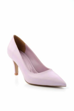 کفش کلاسیک پاشنه بلند بنفش زنانه | K012313043 Bambi