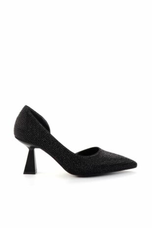 کفش کلاسیک پاشنه بلند سیاه زنانه | K012313636 Bambi