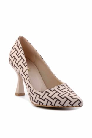 کفش کلاسیک پاشنه بلند بژ زنانه | K011370309 Bambi