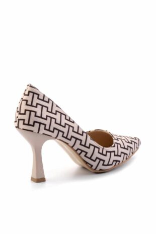 کفش کلاسیک پاشنه بلند بژ زنانه | K011370309 Bambi