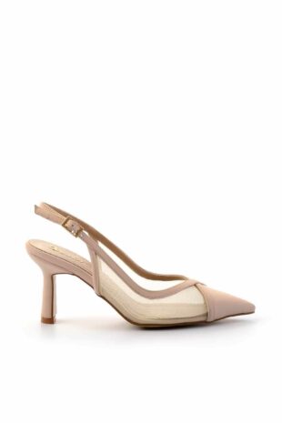 کفش کلاسیک پاشنه بلند بژ زنانه | K011882038 Bambi