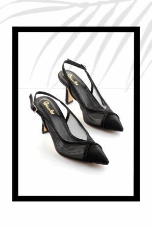 کفش کلاسیک پاشنه بلند سیاه زنانه | K011882038 Bambi